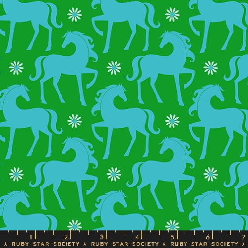 Patchwork Baumwolle - Ruby Star Society - Melody Miller - Carousel - Verdant